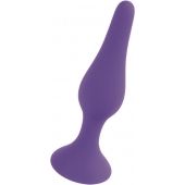 Фиолетовая анальная втулка Silcone Purple Plug Extra Large - 15,5 см. - Boys of Toys в Кемерово Фиолетовая анальная втулка Silcone Purple Plug Extra Large - 15,5 см. - Boys of Toys