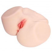 Мастурбатор-полуторс с двойным слоем материала и вибрацией Jenny Onahole Real Vagina - KOKOS - в Кемерово купить с доставкой