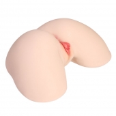 Мастурбатор-полуторс с двойным слоем материала и вибрацией Jenny Onahole Real Hips - KOKOS - в Кемерово купить с доставкой