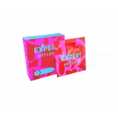 Презервативы с разогревающим эффектом Expert Hot Love - 3 шт. - Expert - купить с доставкой в Кемерово