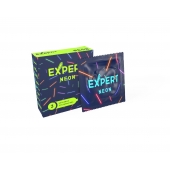 Светящиеся в темноте презервативы Expert Neon - 3 шт. - Expert - купить с доставкой в Кемерово