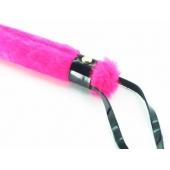 Нежная плеть с розовым мехом BDSM Light - 43 см. - БДСМ Арсенал - купить с доставкой в Кемерово
