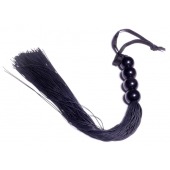 Черная силиконовая плеть - 37 см. - Boys of Toys - купить с доставкой в Кемерово