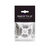 Эластичное эрекционное кольцо с черными «ресничками» - Sextaz - в Кемерово купить с доставкой