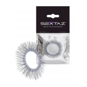 Круглое эрекционное кольцо с «ресничками» - Sextaz - в Кемерово купить с доставкой