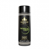 Массажное масло c ароматом тропических фруктов Massage Oil - 100 мл. - HOT - купить с доставкой в Кемерово