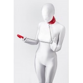 Красный ошейник с подкладкой из меха - ToyFa - купить с доставкой в Кемерово