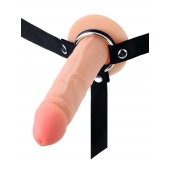 Мужской полый страпон на регулируемых ремнях - 18,5 см. - Sex Expert - купить с доставкой в Кемерово