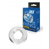 Прозрачное эрекционное кольцо-бублик - Sex Expert - в Кемерово купить с доставкой