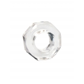 Прозрачное эрекционное кольцо в форме гайки - Sex Expert - в Кемерово купить с доставкой