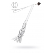 Белая кожаная плеть - 50 см. - Pecado - купить с доставкой в Кемерово