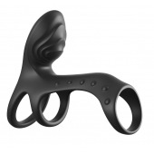 Черная насадка на пенис Ultimate Couples Cage Pro - Pipedream - в Кемерово купить с доставкой