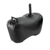 Черное надувное кресло с платформой для фиксации дилдо Body Dock Inflatable Love Seat - Pipedream - купить с доставкой в Кемерово