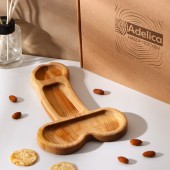 Деревянное блюдо для подачи в форме члена (25 х 16,5 х 1,7 см) - Сима-Ленд - купить с доставкой в Кемерово