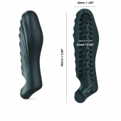 Серая силиконовая насадка на пенис с подхватом Manwan Ryzer - Manwan - в Кемерово купить с доставкой