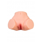 Телесный реалистичный мастурбатор-полуторс с 2 любовными входами - No Name - в Кемерово купить с доставкой