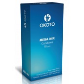 Презервативы OKOTO Mega Mix - 18 шт. - Sitabella - купить с доставкой в Кемерово