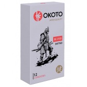 Точечные презервативы OKOTO Dotted - 12 шт. - Sitabella - купить с доставкой в Кемерово