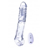 Прозрачная насадка-удлинитель Length Enhancer With Bullet с подхватом - 22,3 см. - NMC - в Кемерово купить с доставкой