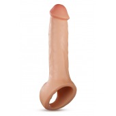 Телесная насадка-удлинитель Thrive 8.75 Inch Realistic Penis Extender Sleeve - 22,2 см. - Blush Novelties - в Кемерово купить с доставкой