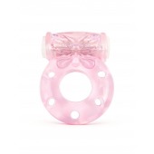 Розовое эрекционное виброкольцо с бабочкой - 1137 - в Кемерово купить с доставкой
