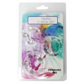 Набор из 3 эрекционных прозрачных колец - Boys of Toys - в Кемерово купить с доставкой