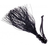 Черная силиконовая плетка - 25,4 см. - Boys of Toys - купить с доставкой в Кемерово