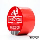 Красный скотч для фиксации Non-Sticky Bondage Tape - 15 м. - Intoyou - купить с доставкой в Кемерово