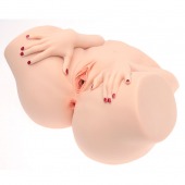 Телесный мастурбатор-полуторс Barbie - Naked Factory - в Кемерово купить с доставкой