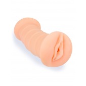 Телесный двусторонний мастурбатор с вибропулей и эрекционными кольцами в комплекте - Sexy Girl - в Кемерово купить с доставкой