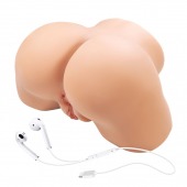 Телесный мастурбатор Olivia с 2 любовными отверстиями - Baile - в Кемерово купить с доставкой