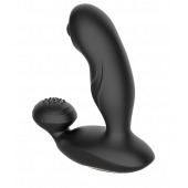 Черный вибромассажер простаты с вращающимся шариком - Secwell - в Кемерово купить с доставкой