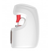 Белый мастурбатор с язычком и возвратно-поступательными движениями - Secwell - в Кемерово купить с доставкой