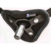 Страпон с 2 насадками и вибрацией UniStrap - 20 и 18 см. - LOVETOY (А-Полимер) - купить с доставкой в Кемерово