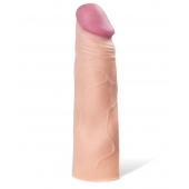 Реалистичная насадка с ярко выраженной головкой - 16,5 см. - A-toys - в Кемерово купить с доставкой