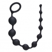 Чёрная анальная цепочка Long Pleasure Chain - 35 см. - Lola Games в Кемерово Чёрная анальная цепочка Long Pleasure Chain - 35 см. - Lola Games