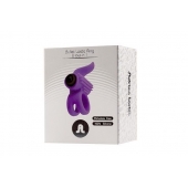 Эрекционное кольцо с подхватом мошонки и стимуляцией клитора Bullet Lastic Ring - Adrien Lastic - в Кемерово купить с доставкой