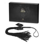 Чёрная плётка Lilly Whip Bijoux - Bijoux Indiscrets - купить с доставкой в Кемерово