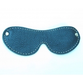 Кожаная маска на глаза - БДСМ Арсенал - купить с доставкой в Кемерово