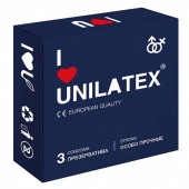 Ультрапрочные презервативы Unilatex Extra Strong - 3 шт. - Unilatex - купить с доставкой в Кемерово