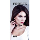 Чёрный чокер-кляп Iman Black - Rebelts - купить с доставкой в Кемерово