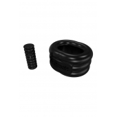 Чёрное эрекционное виброкольцо Stretch - Bathmate - в Кемерово купить с доставкой