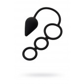 Тройное эрекционное кольцо с анальным хвостом Drop M-size - Erotist Adult Toys - в Кемерово купить с доставкой