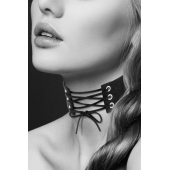 Оригинальный ошейник-чокер со шнуровкой - Bijoux Pour Toi - купить с доставкой в Кемерово