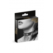 Узенький ошейник из полиуретана с кольцом - Bijoux Pour Toi - купить с доставкой в Кемерово