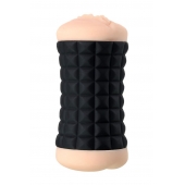 Двухсторонний мастурбатор JOS JANICE в черном цилиндре - JOS - в Кемерово купить с доставкой