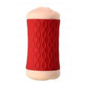 Двухсторонний мастурбатор JOS  NADIN в красном цилиндре - JOS - в Кемерово купить с доставкой