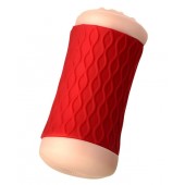 Двухсторонний мастурбатор JOS  NADIN в красном цилиндре - JOS - в Кемерово купить с доставкой