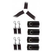Комплект наручников и поножей LUXURIOUS BED RESTRAINT CUFF SET - Blush Novelties - купить с доставкой в Кемерово
