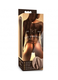 Коричневый мастубратор-вагина Nicole s Kitty - Blush Novelties - в Кемерово купить с доставкой